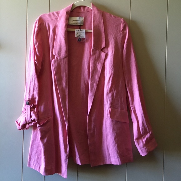 NWOT Stradivarius pink blazer